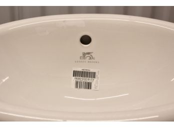 LEFROY BROOKS Undercounter Oval Basin (Retail $1800.00)
