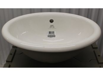 LEFROY BROOKS Undercounter Oval Basin (Retail $1800.00)