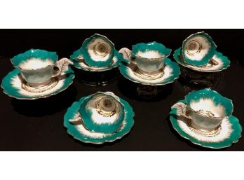 Antique Made In Japan Teacups & Saucers (Valued $250+)