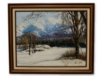 J. VALERI - Framed, Oil On Canvas Landscape