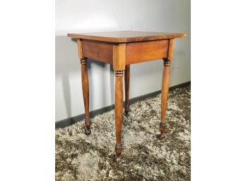 Antique Bedside Or Hall Lamp Table
