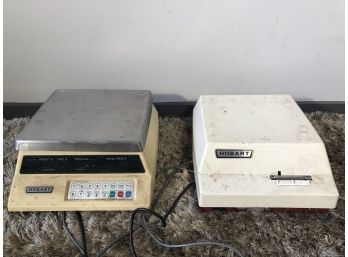 Hobart Meat Scale And Receipt Printer