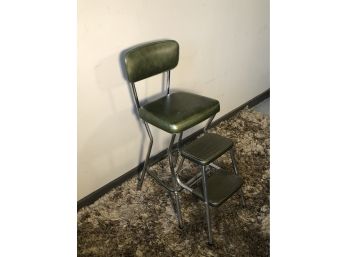 Vintage Cosco Step Stool Chair