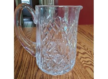 Waterford Ireland Hand- Made Crystal Pitcher One Pint  Capacity