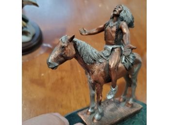 Treasure Lot - Legends Appeal To The Great Spirit Sculpture On Marble Base PLUS MORE!