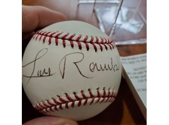 Official 2005 World Series Baseball Signed By Chicago Native Lou Rawls