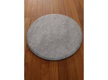 White Marble Circular Tabletop