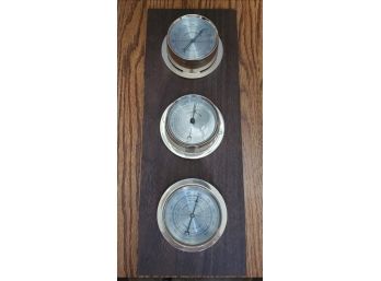 Springfield Weather Instruments- Humidity Meter, Barometer, Thermometer