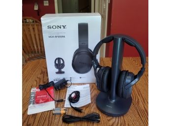 SONY Wireless Stereo Headphone System, Orig Box & Accessories