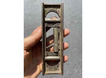 Antique Cast Iron Stanley Level Tool