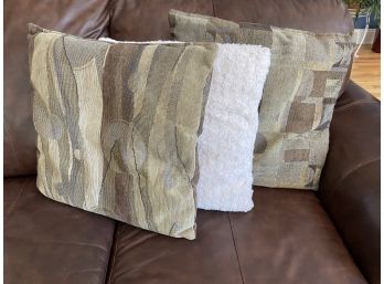 Three Accent Throw Pillows