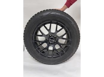 4 - 18- Inch Nokian Hakkalslitta R2 SUV Winter Tires 235/60R18 Mounted On Alzor Style 030 Wheels