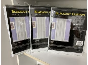 Blackout Curtain Panels - Set Of 3