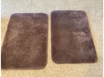 Pair Of Bath Mats, Purple