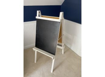 Children's Art Easel Double- Sided Whiteboard & Chalkboard