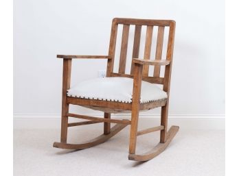 Slat Back Rocking Chair