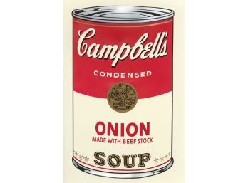 Andy Warhol, Onion, From Campbell's Soup I, 1968 - FINE ART PRINT ON THICK ARCHIVAL PAPER