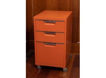 Orange Filing Cabinet