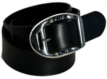 LAUREN By Ralph Lauren Black Leather Belt