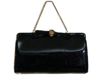 After Five Patent Leather Clutch & Change Purse