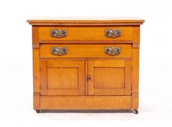 Antique Eastlake Oak Buffet