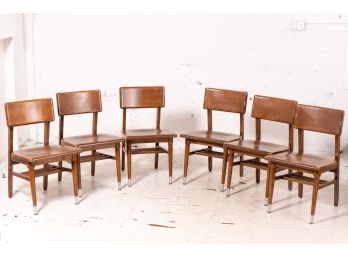 Set Of Six Midcentury Modern Chairs