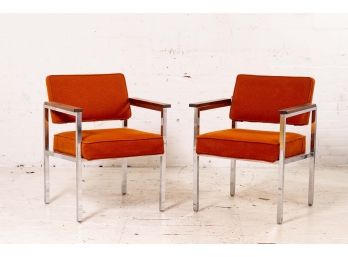 Pair Of Midcentury Modern Office Chairs