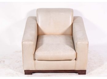 Thayer Coggin Inc. Leather Armchair