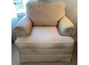 Pennsylvania House Armchair, Neutral Tones With A Shimmy In The Pattern