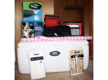 Lot #2 Of Coolers Including Large White Coleman Xtreme, Vector Thermo Electric, Arctic Zone, Etc