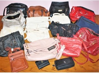 Large Assortment Of Ladies Pocketbooks And Wallets