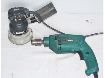 Makita Drill With QuickSand Sander