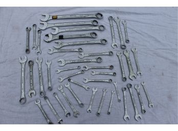 Lot Of Mixed Various Sized Wrenches