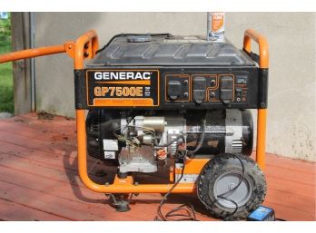 Generac GP7500E Gas Powered Generator With Electric Start