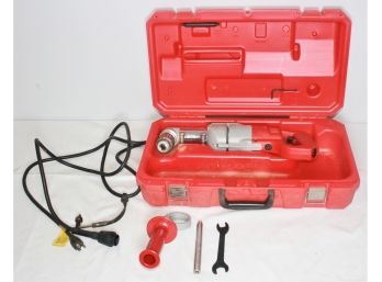 Milwaukee Heavy Duty Reversing 1/2' D-Handle Drill With Carrying Case And Owners Manual