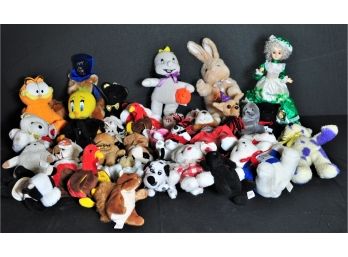 Lot Of TY Beanie Babies And Various Plush Animals