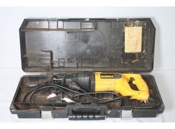 Dewalt Sawzall With Carrying Case And Blades