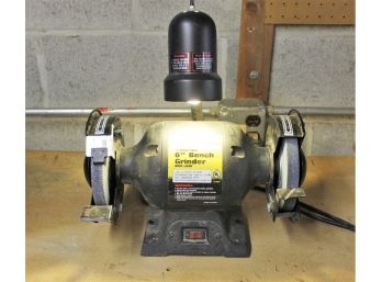 Collins 1/2 HP 6' Bench Grinder With Work Light