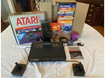 ATARI  2600 System With Games In All Original Boxes