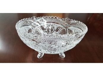 Vintage Brilliant Cut Glass Bowl