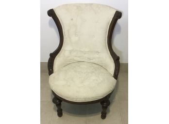 Victorian Petite Tuffet Ladies Parlor Chair