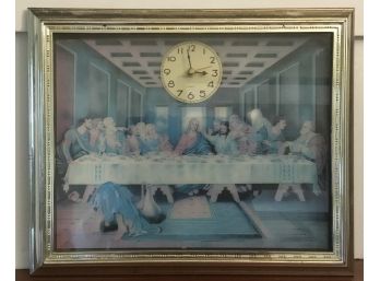 Last Supper Quartz Clock Picture