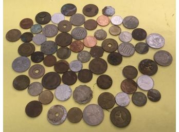 Vintage Foreign Coins & Tokens