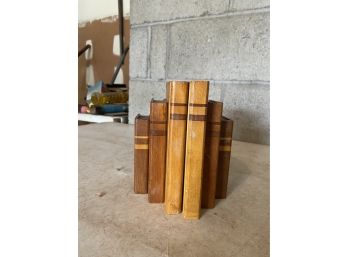 Roadside Craftsmen Wooden Bookends