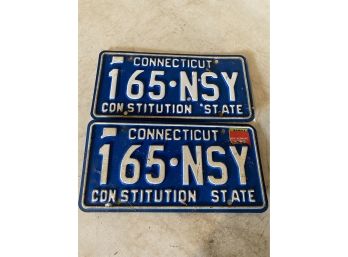 CT Classic License Plates