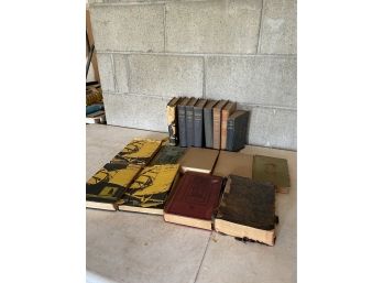 Group Of Vintage Books And Novels