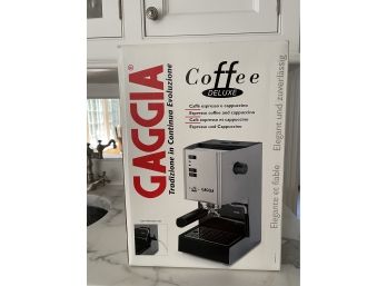 Gaggia Coffee Deluxe Espresso & Cappuccino Machine - New In Box