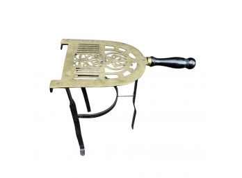 Brass & Iron Fireside Trivet Kettle Stand