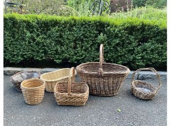 Collection Of Baskets - Various Styles & Sizes