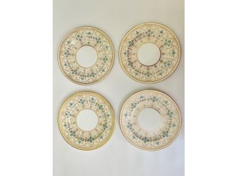 4 Antique Wedgwood Luncheon Or Dessert Plates